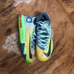 KD animal print sneakers